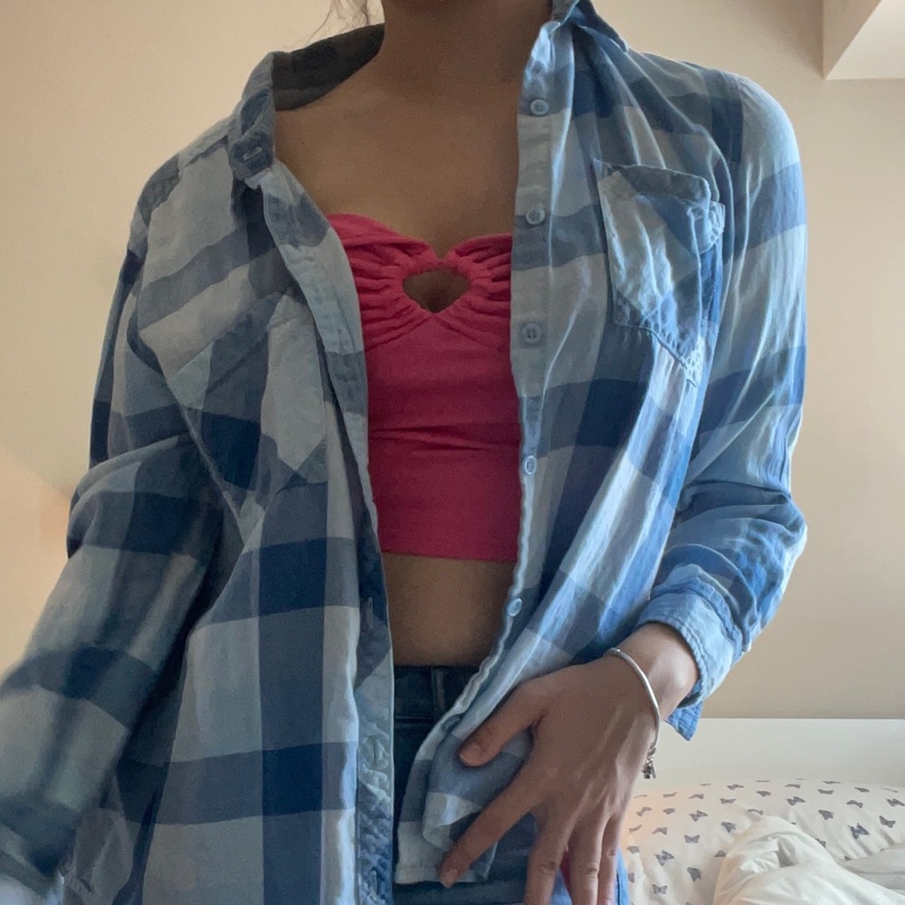 Blue shades flannel